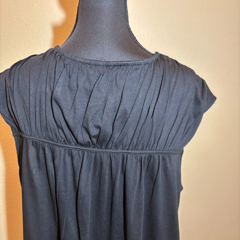 NWT Loft Tunic Top Black Sleeveless - Picture 9 of 12